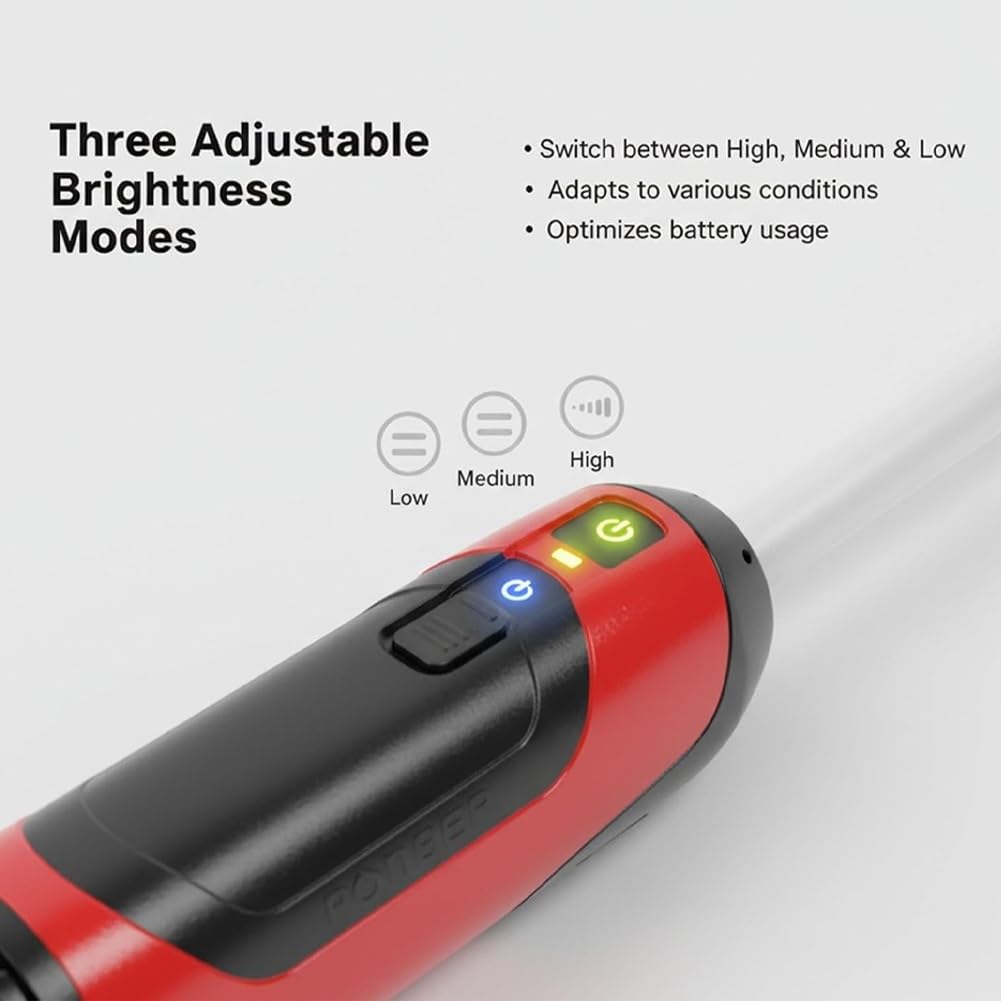 🔋LED Flashlight Stick