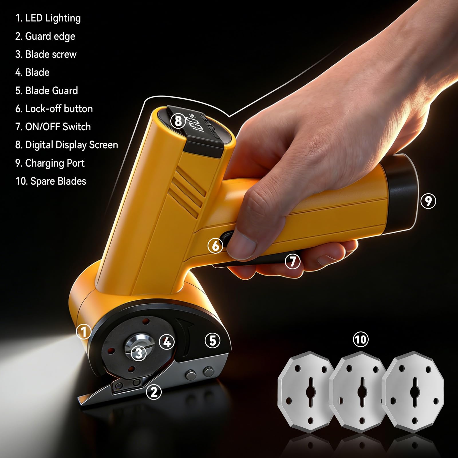 ⚡Rechargeable High-Speed Cardboard Cutter