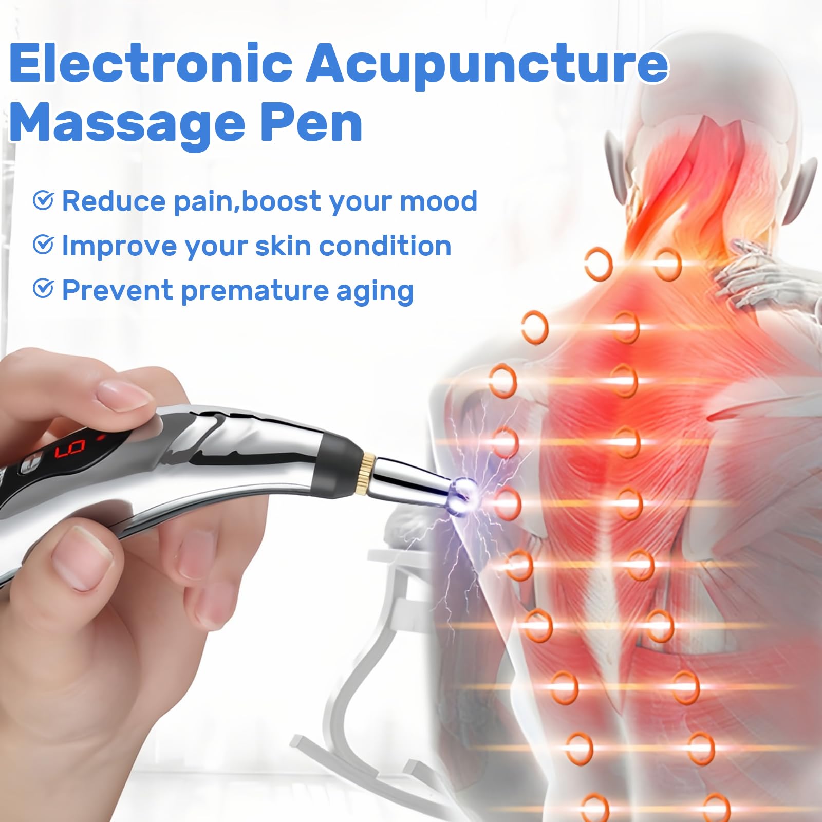 👍5-in-1 Electronic Acupuncture Pen