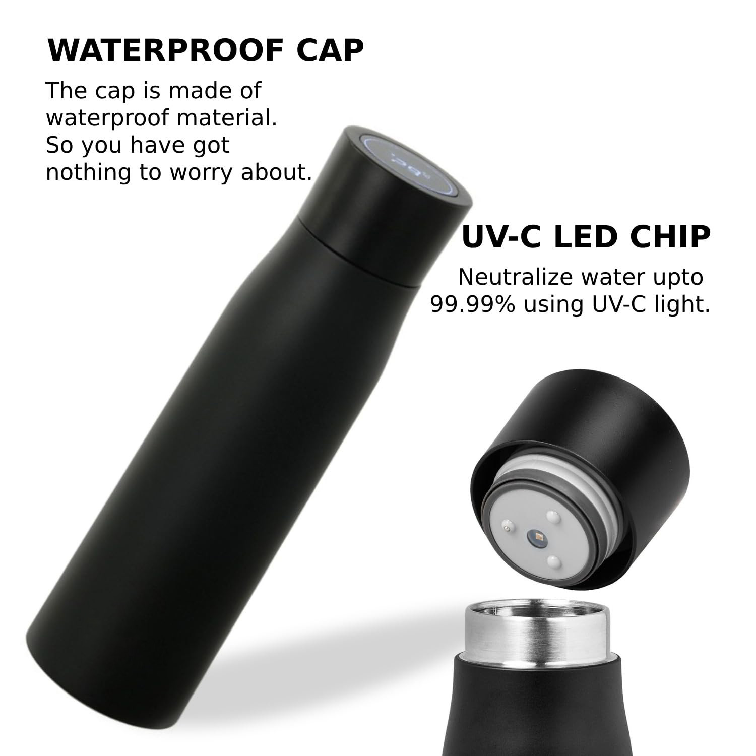 Self-Cleaning UV Water Bottle