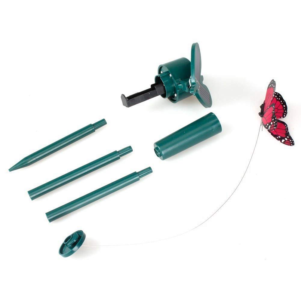 Solar Powered Fluttering Wobble Humming Bird and Butterfly