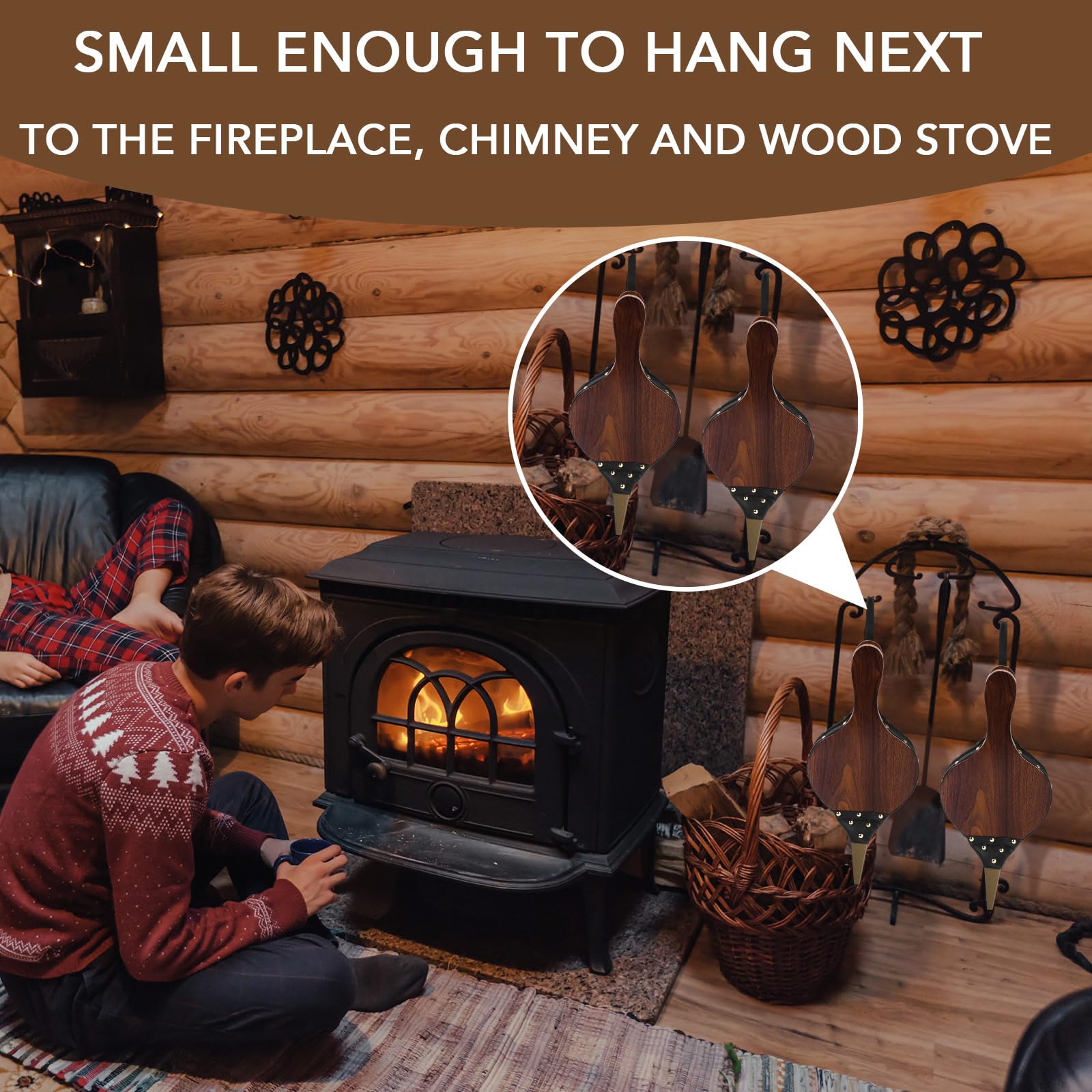 Fireplace Bellows Air Blower Cast Nozzle