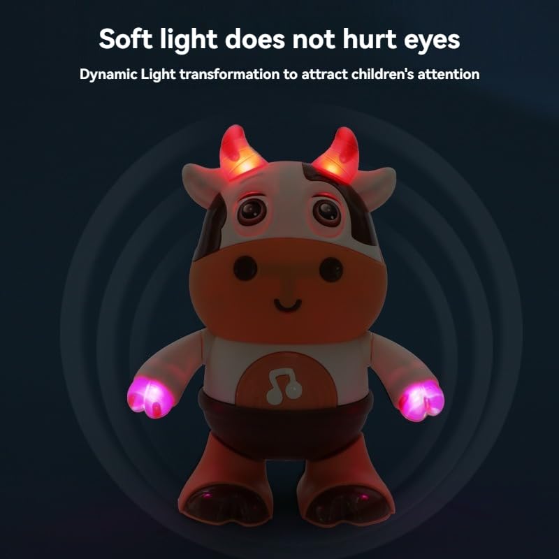 Light Up Dancing Cow Toy