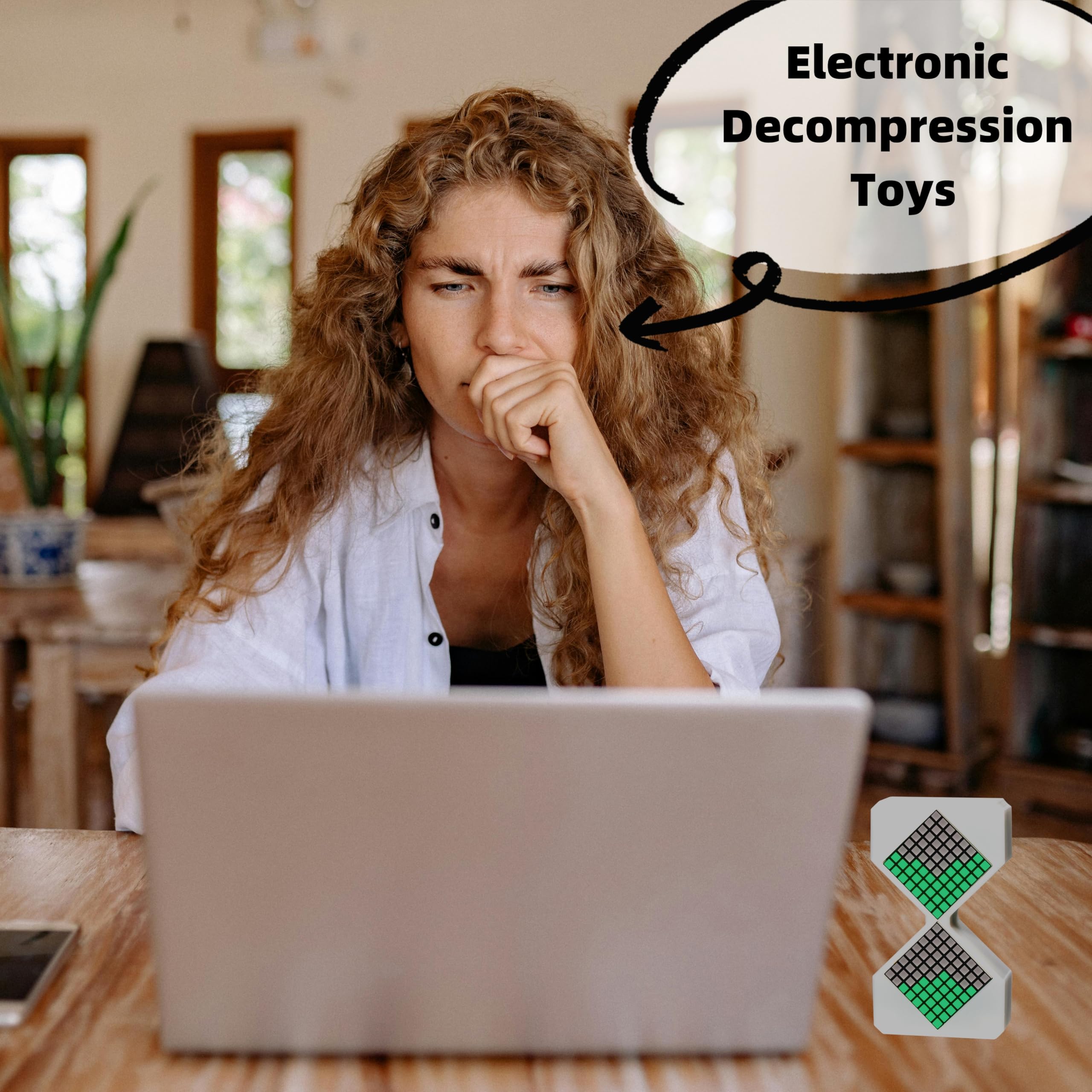 Funny LED Electronic Hourglass with Gravity Sensor