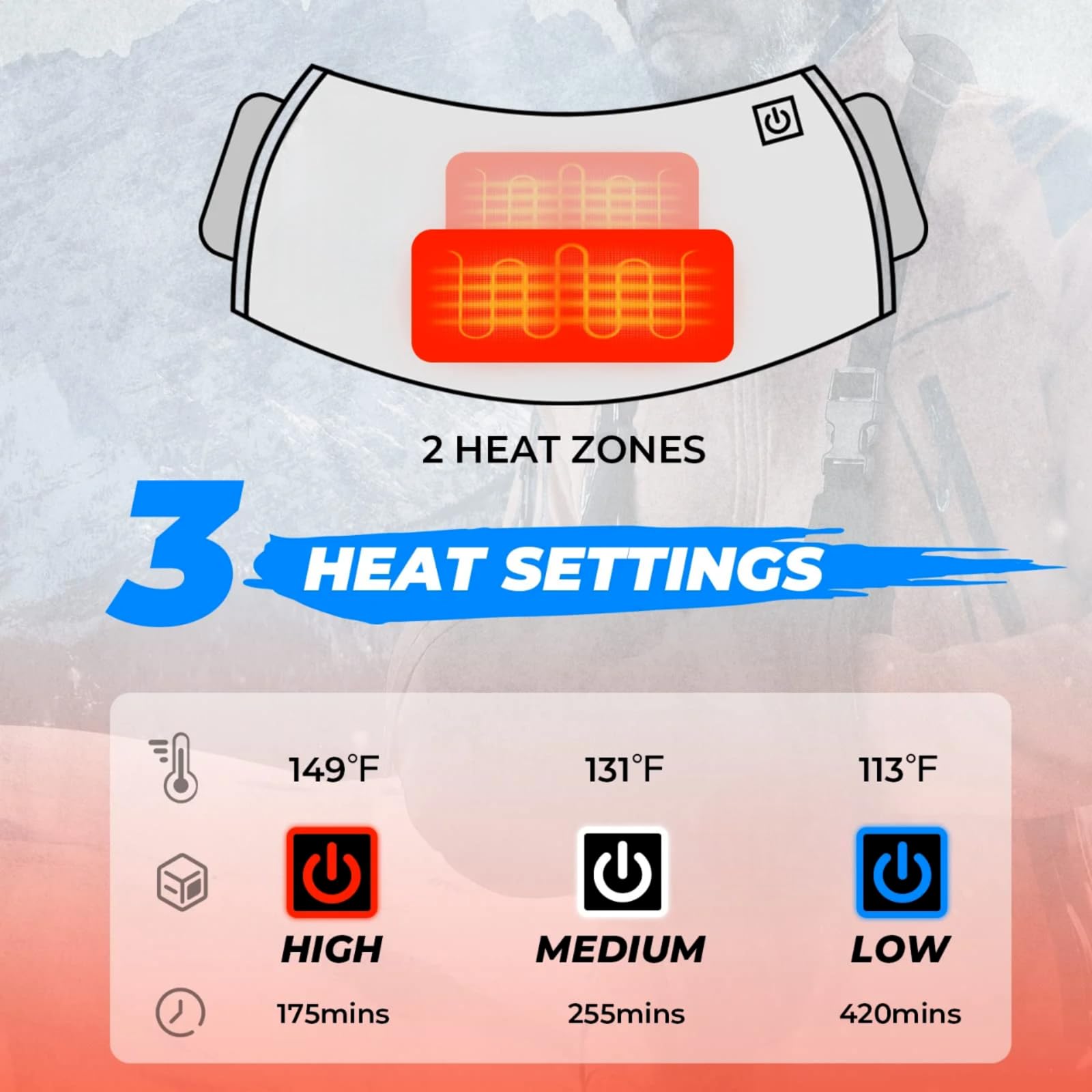 Electric Heated Hand Warmer Pouch