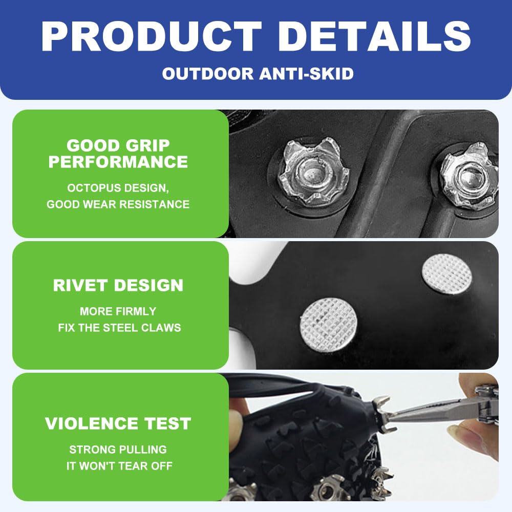 ⛄️Winter Sale - 49% Off🥾Universal Non-Slip Gripper Spikes