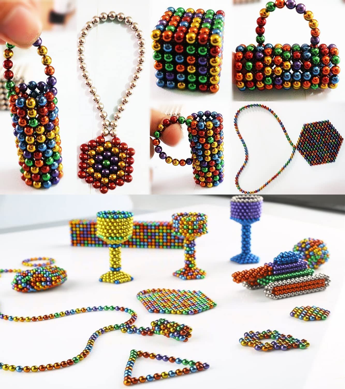 3D Puzzle Magnetic Balls - 216 magnetic balls