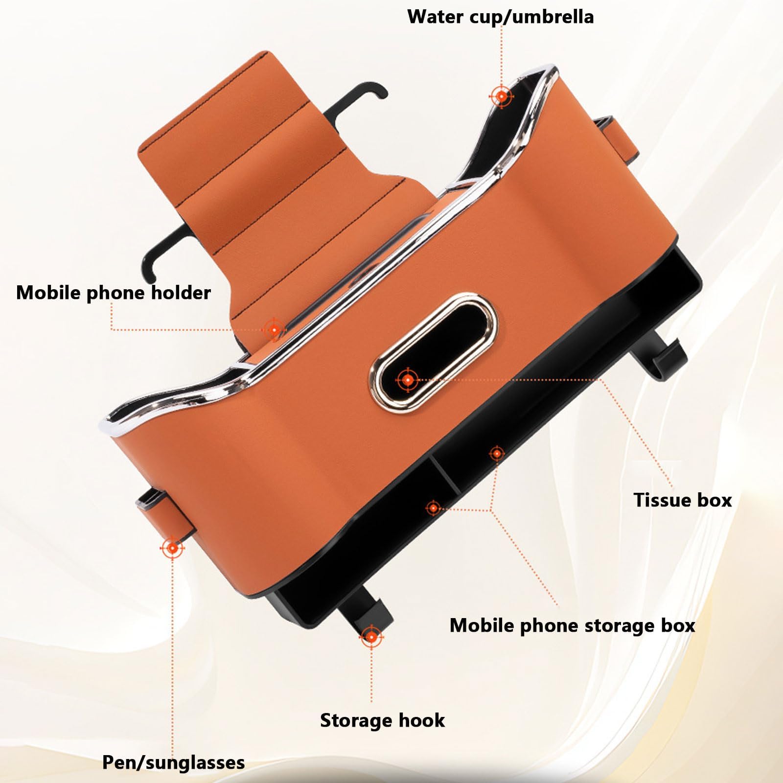 Multifunctional Car Seat Back Storage Box