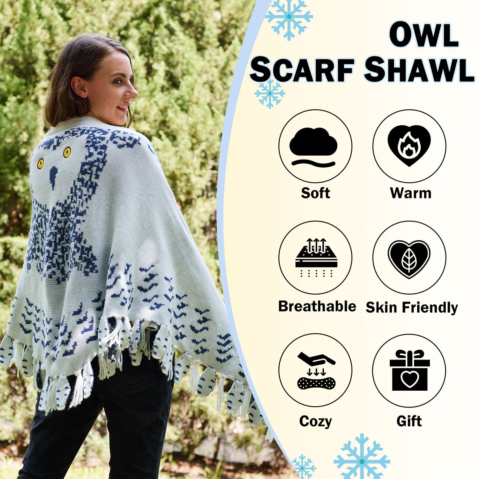😍Retro Owl Scarf