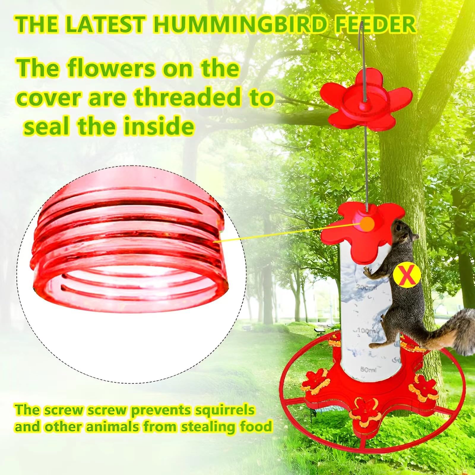 2025 New Hummingbird Nectar Feeder