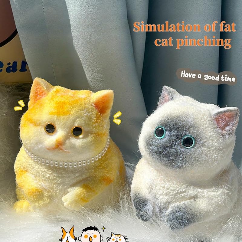 🐱3DTaba Squishy Cat，Finger Stress Relief Toys