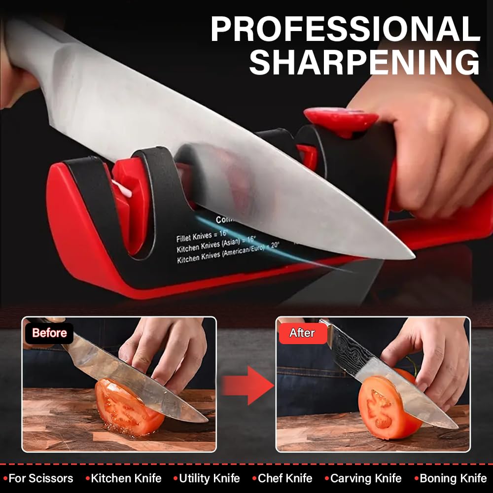 🎁Angle-Adjustable Knife Sharpener
