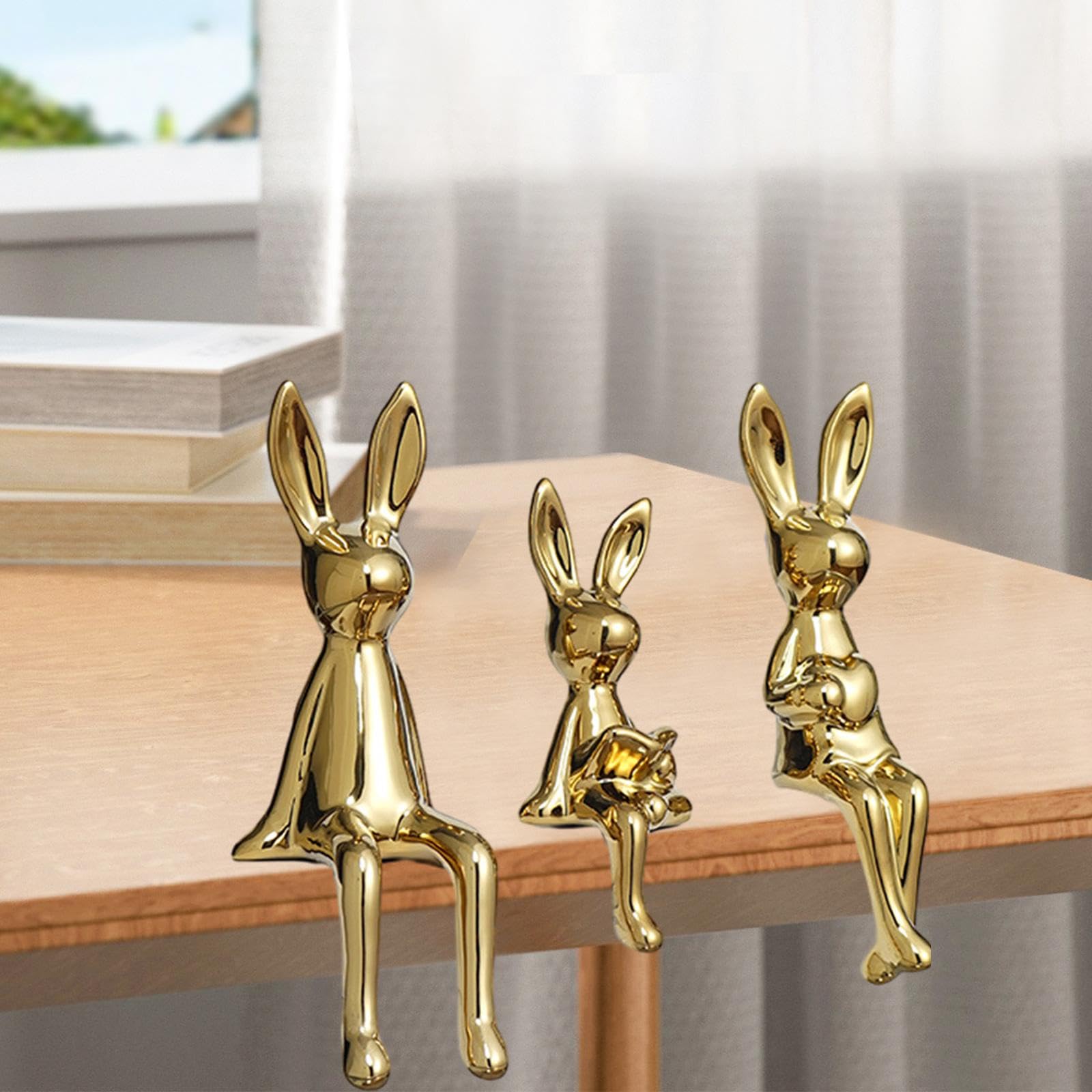 🐰🎉49% off -Golden Bunny Decorative Rabbit Figurines