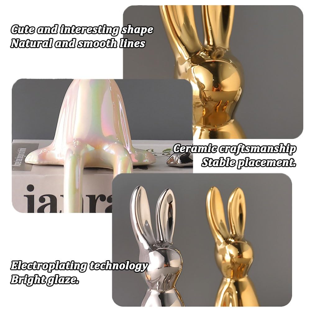 🐰🎉49% off -Golden Bunny Decorative Rabbit Figurines