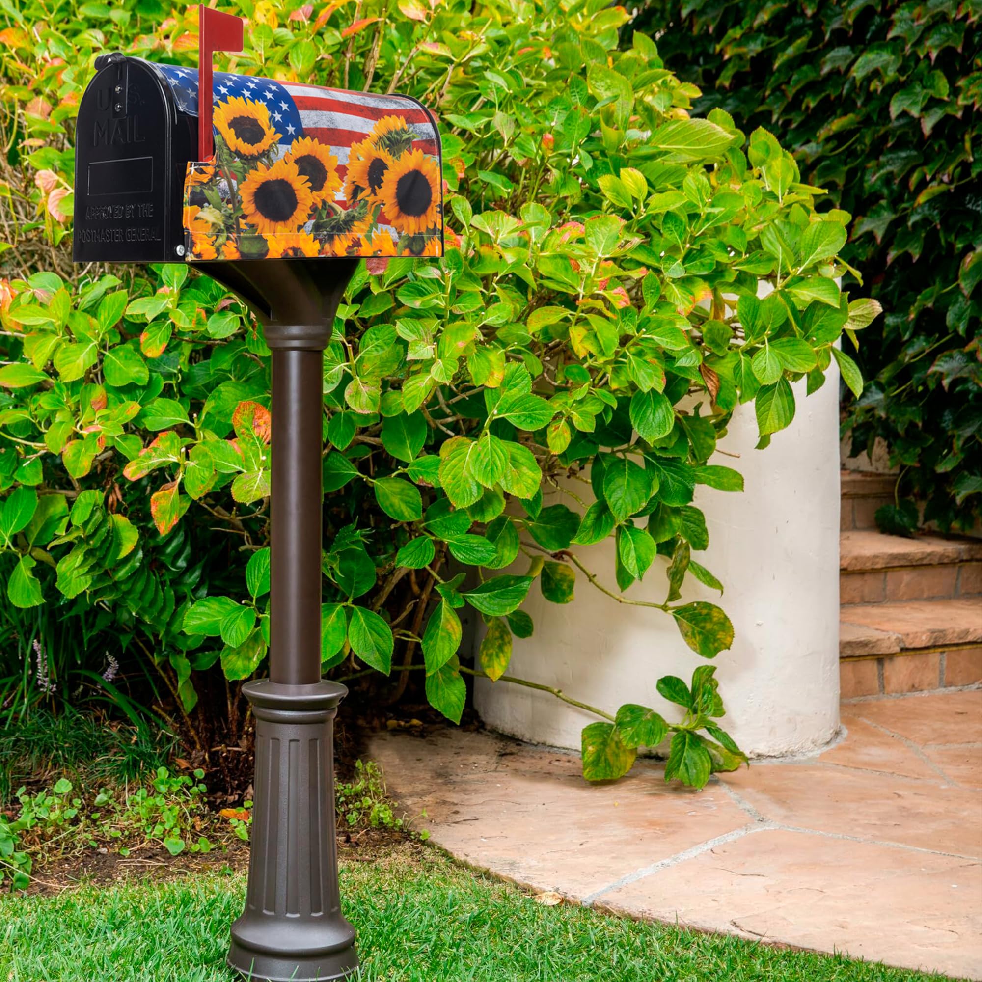 Spring-Summer Waterproof Oxford Magnetic Mailbox-Cover 21"" x 18""