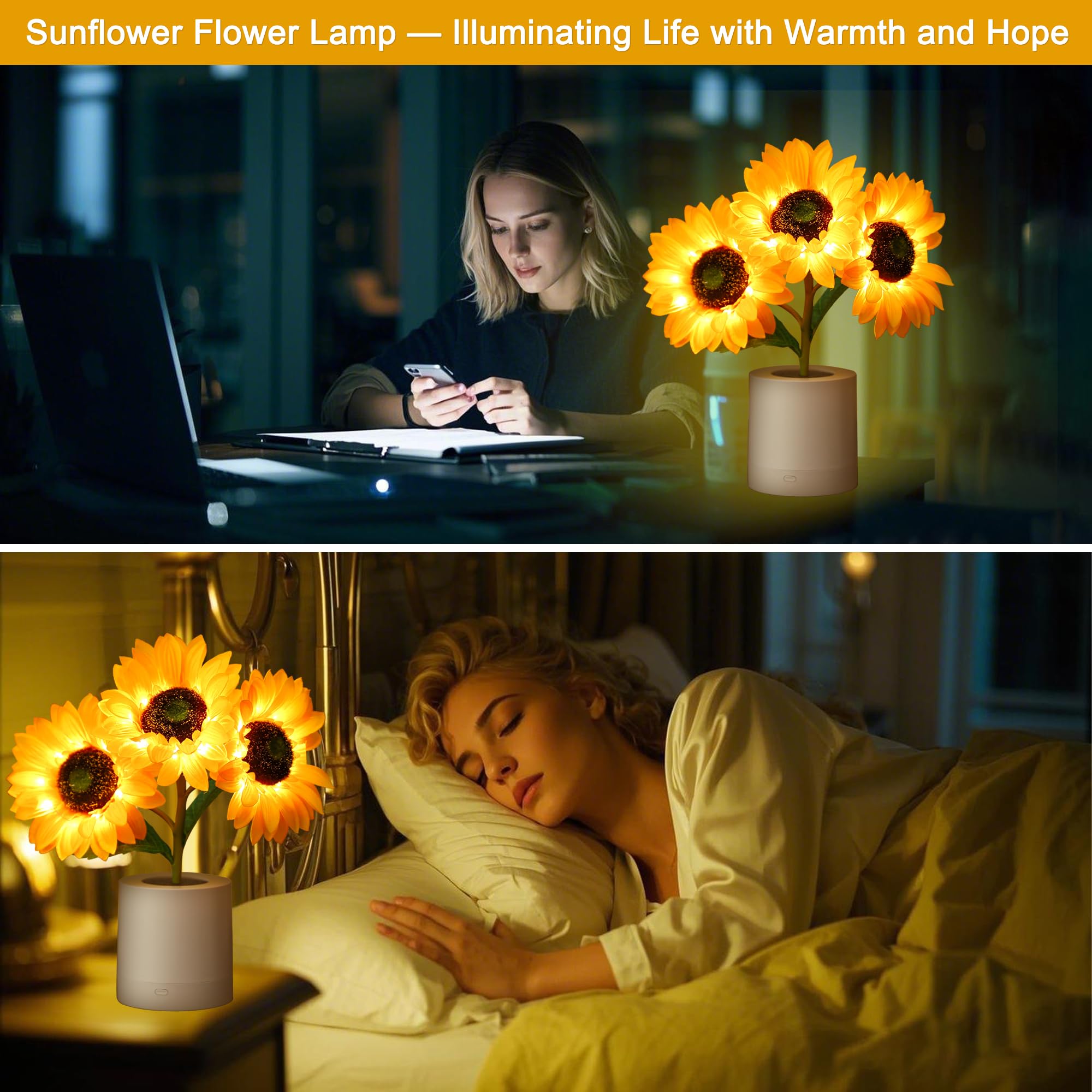 🔥49% OFF - 🌻Sunflower Led Simulation Night Light