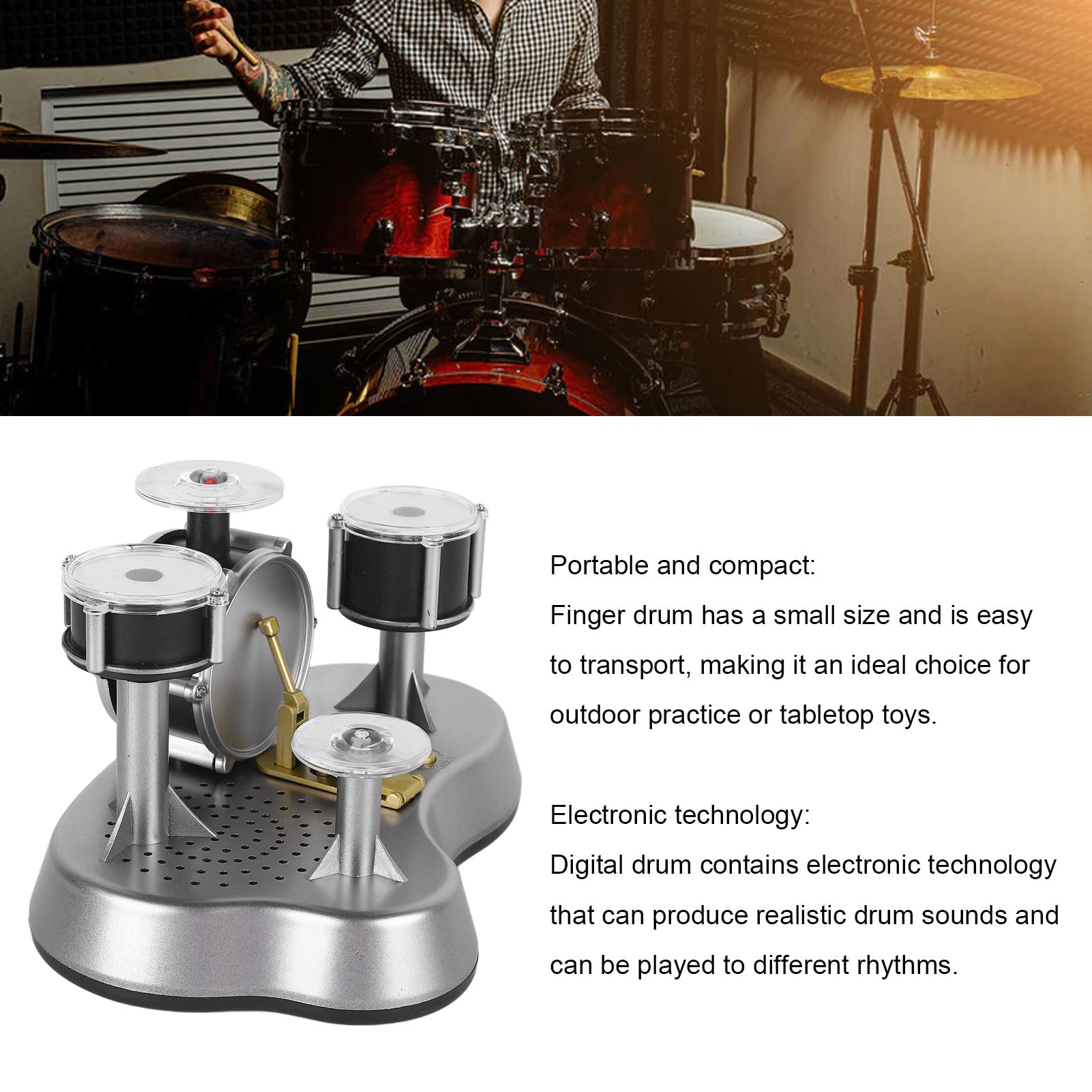 Creative Finger Touch Mini Drum Set
