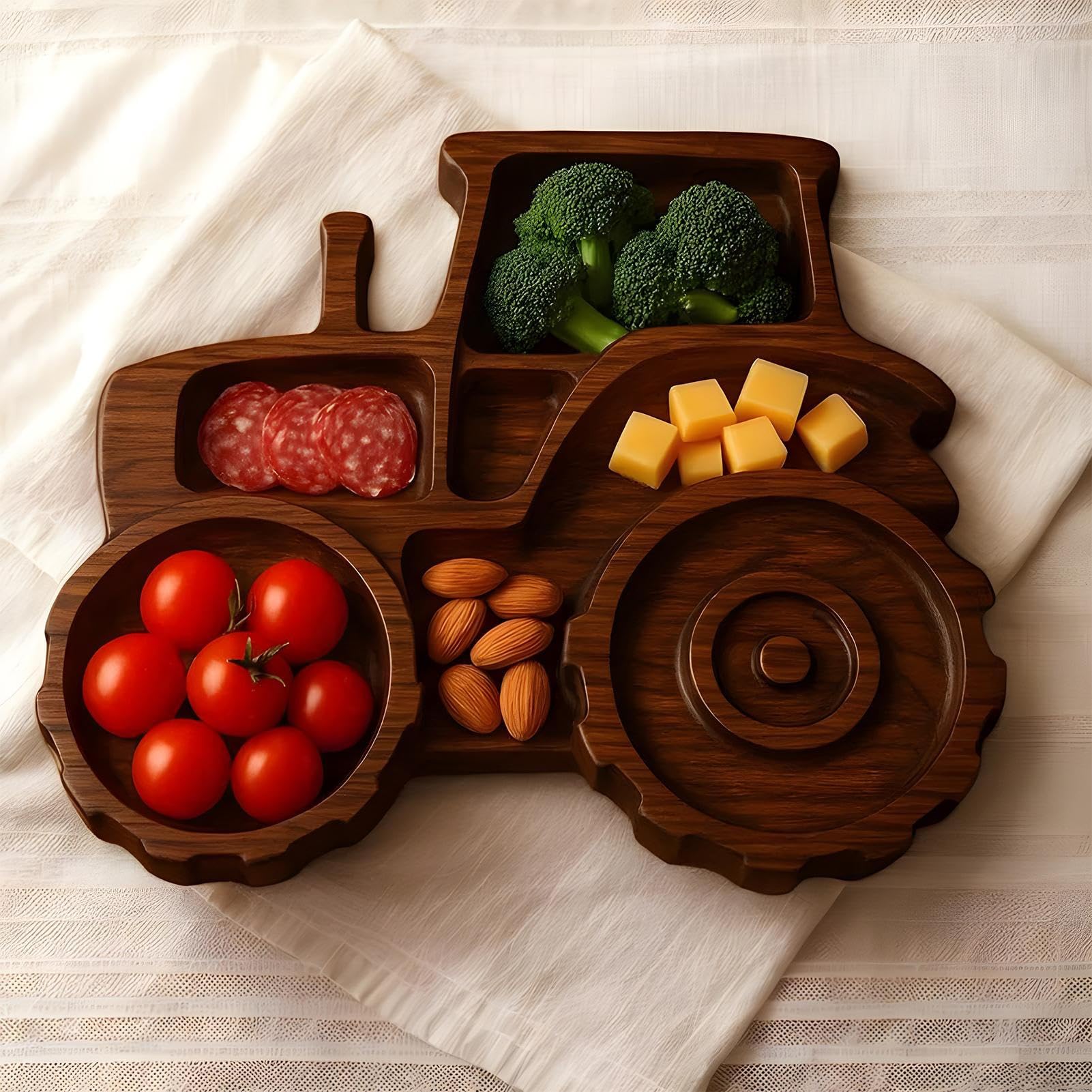 Wooden Vehicle Charcuterie Platter