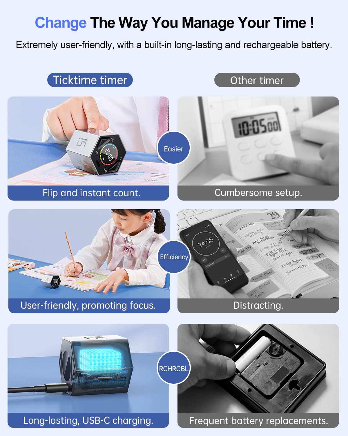 🔥HOT SALE💖Productivity Timer Cube