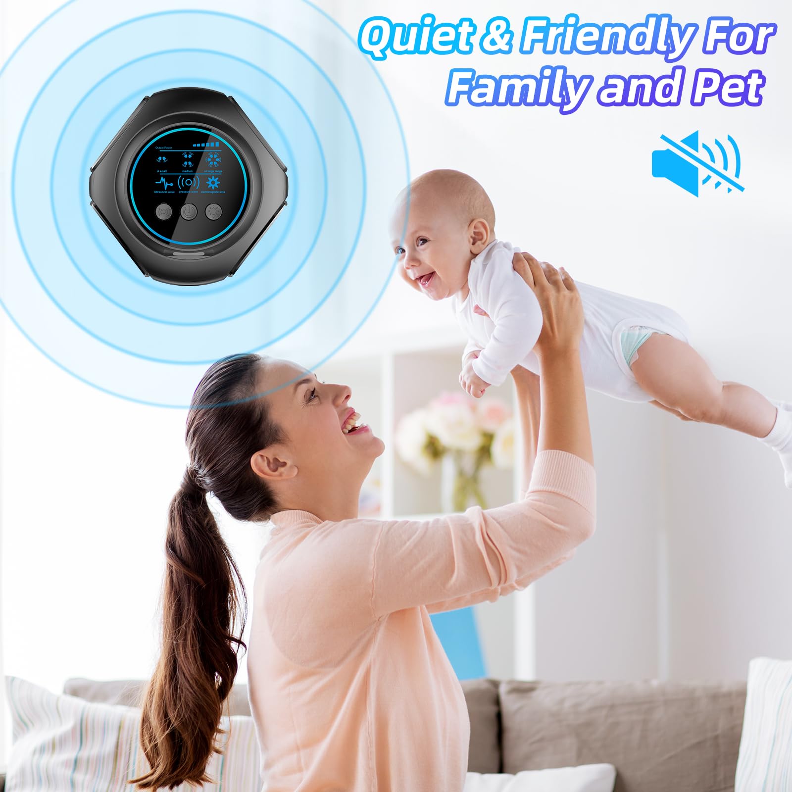 New Upgraded 360° All-Round Ultrasonic Mouse Repeller