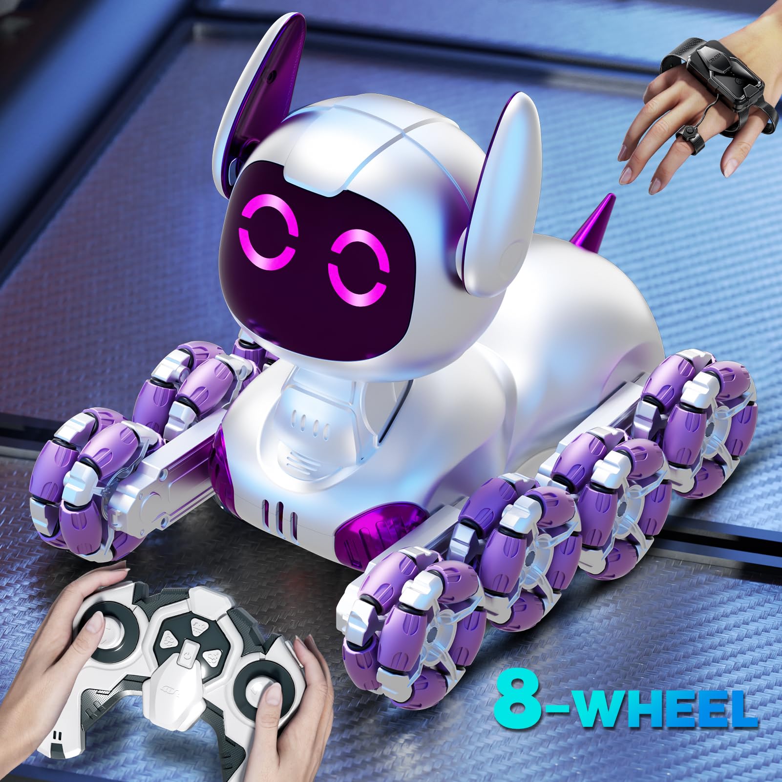 Remote Control Robots Dog Toys with Auto-Demonstration