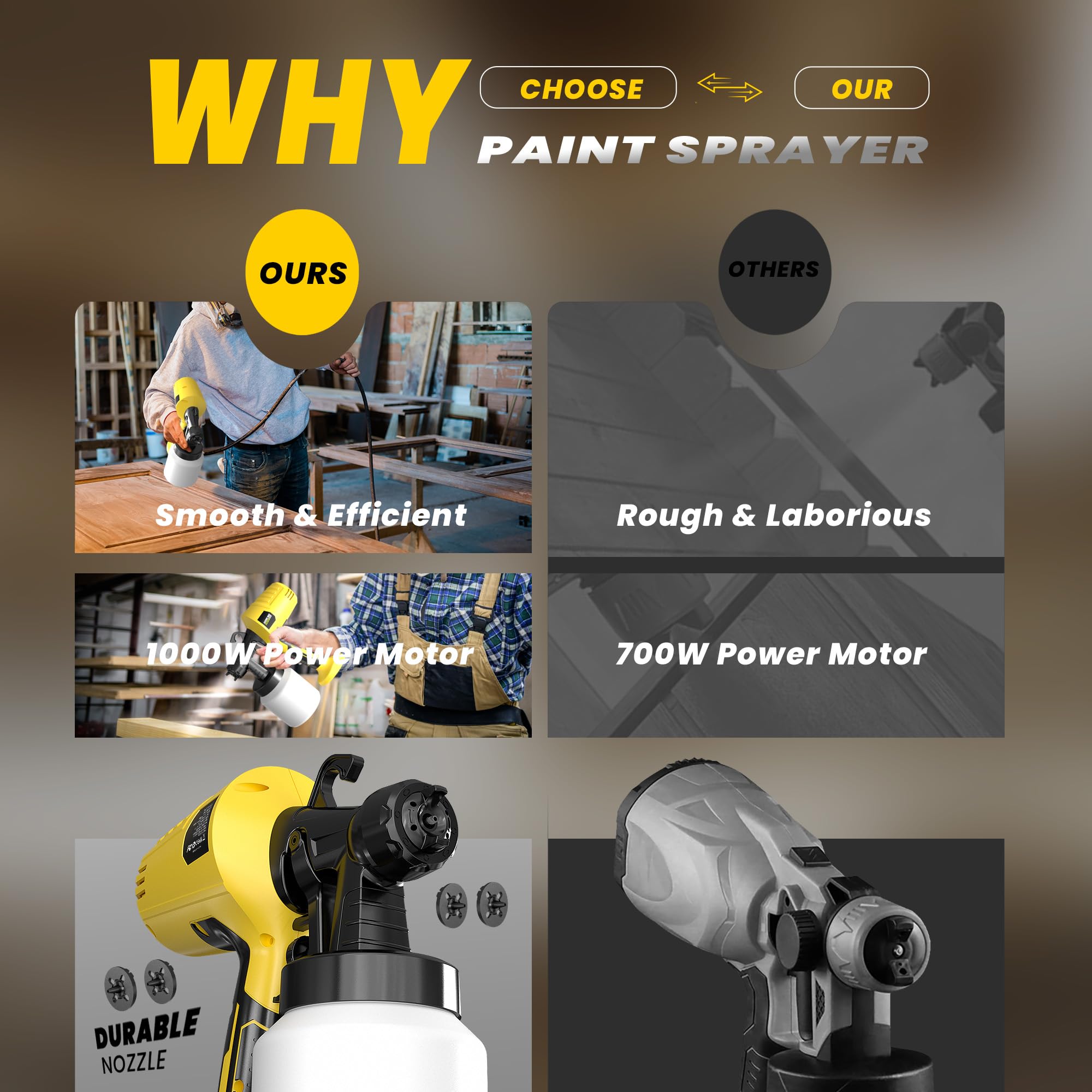 Portable Automatic High-pressure Paint Spray Gun