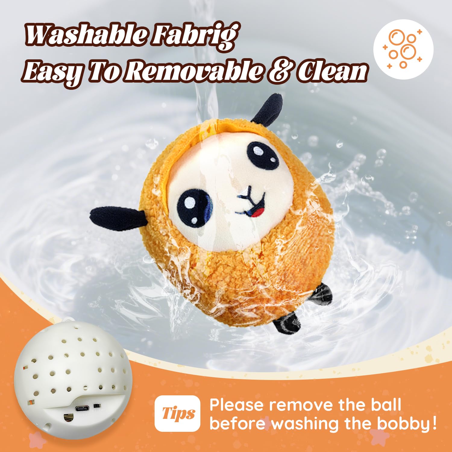 Jumping Squeaky Moving Dog Ball