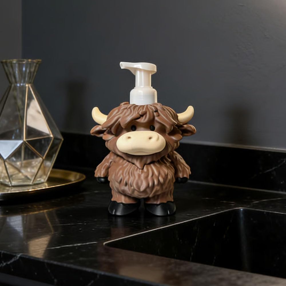 Highland Cow Soap Dispenser