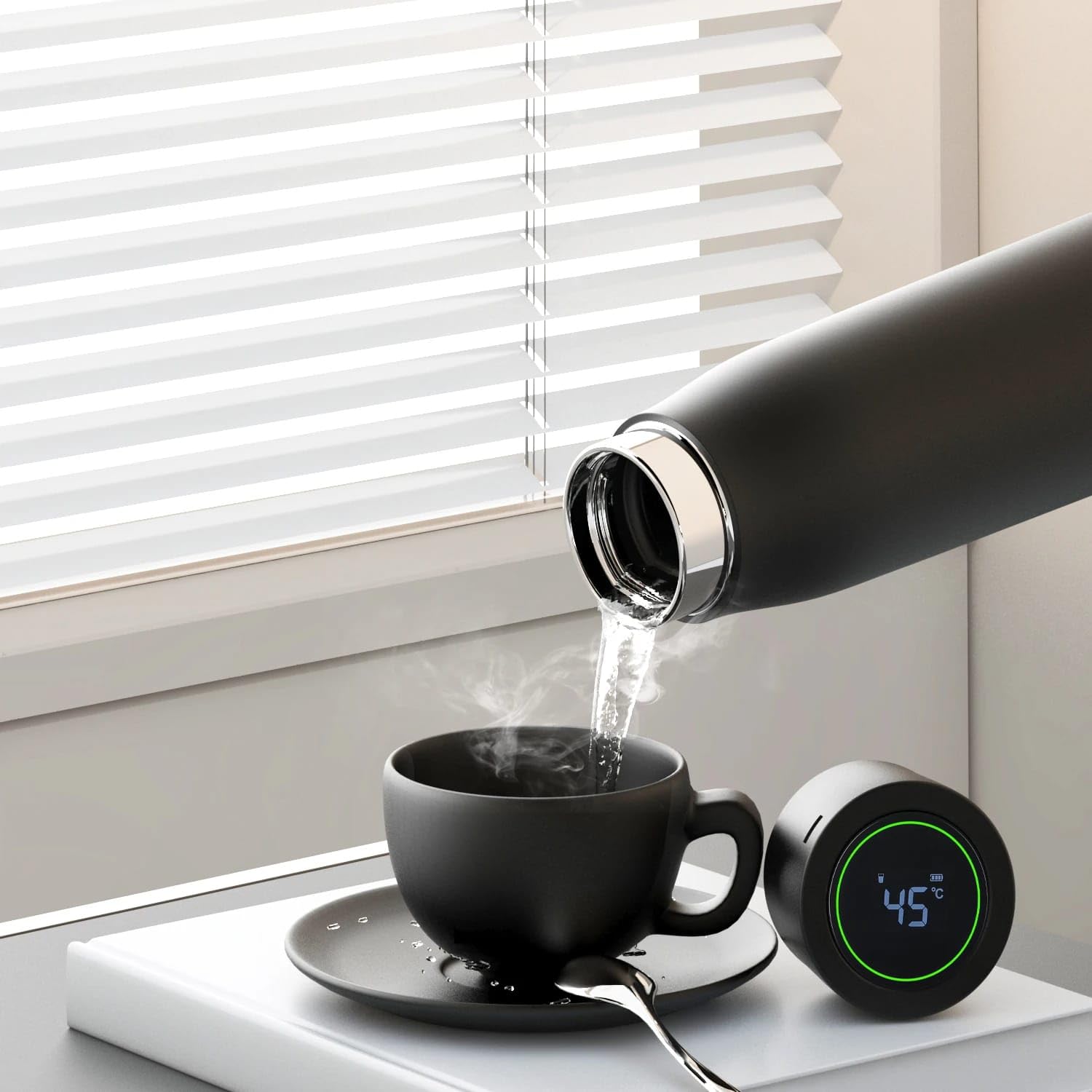 Self-Cleaning UV Water Bottle