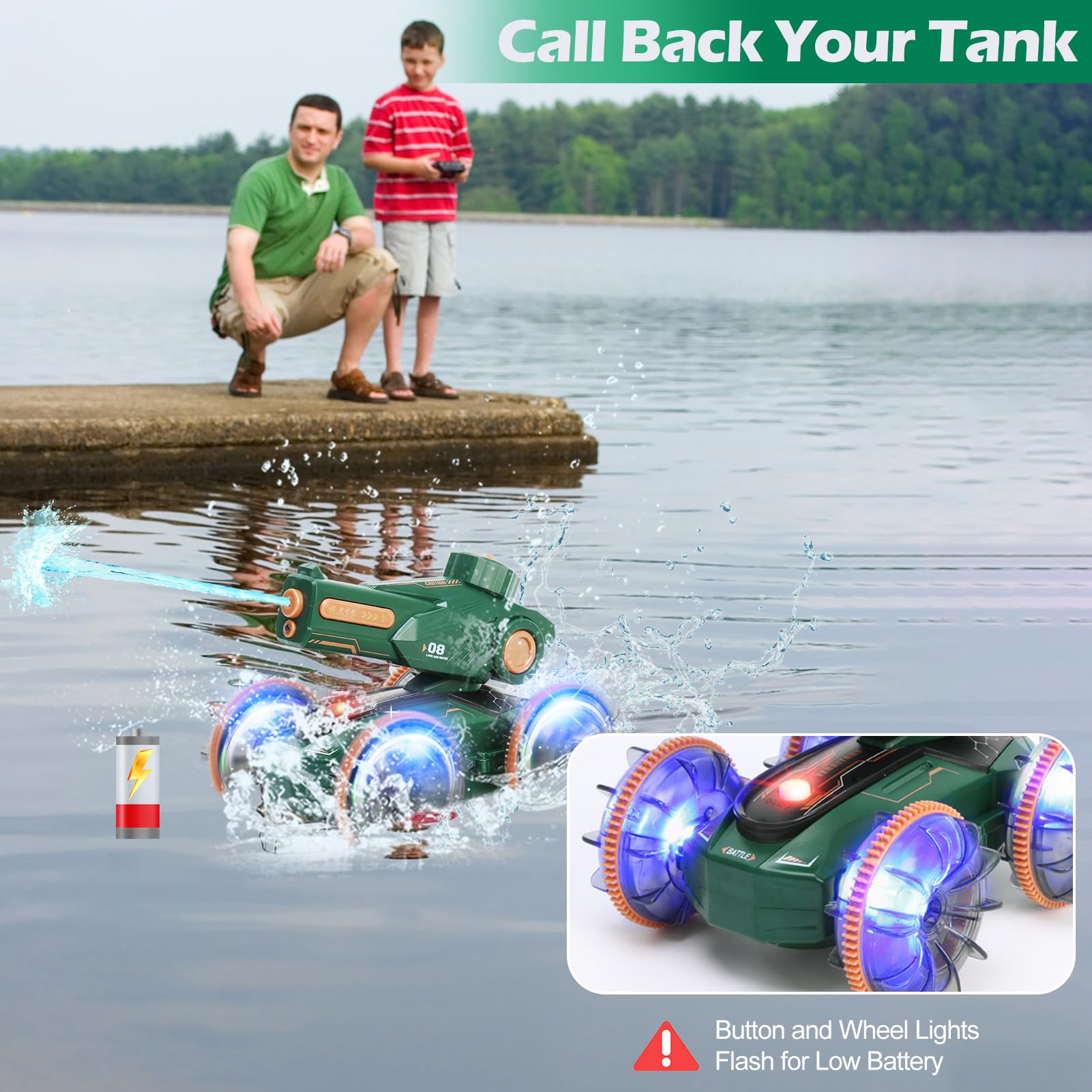 Remote Control Car Water Squirt Tank