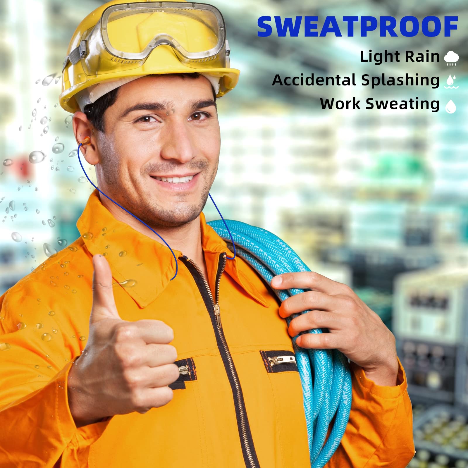 Ear Plugs Bluetooth Headphones for Work