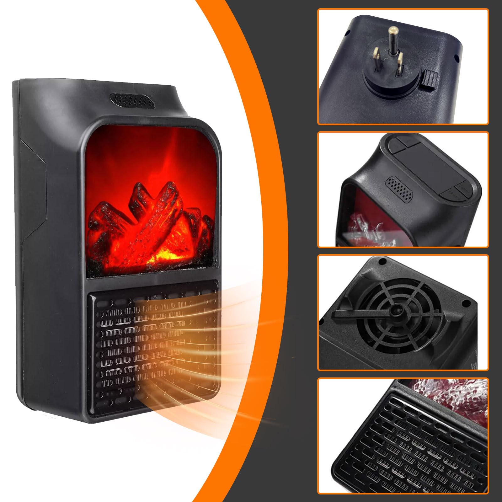 Mini Wall Space Heater