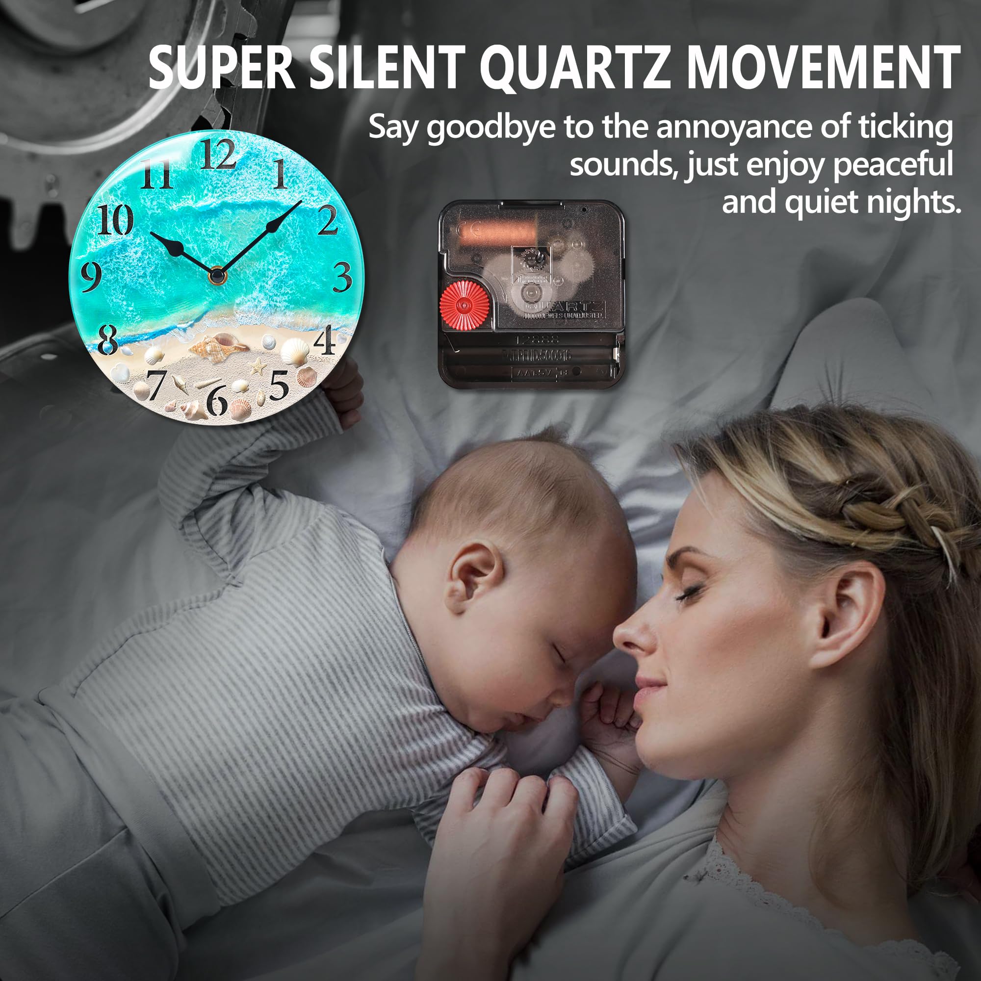 Bring the Beach to Your Home with Our Nautical Wall Clock!