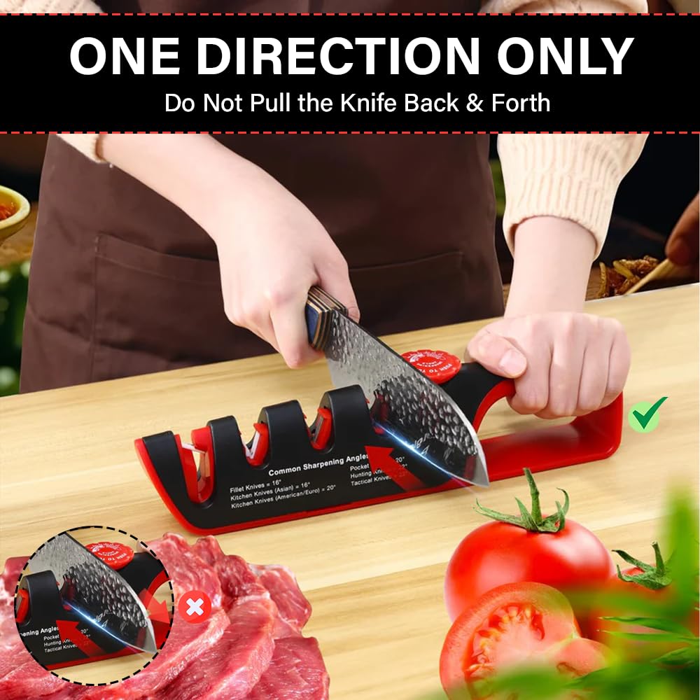 🎁Angle-Adjustable Knife Sharpener