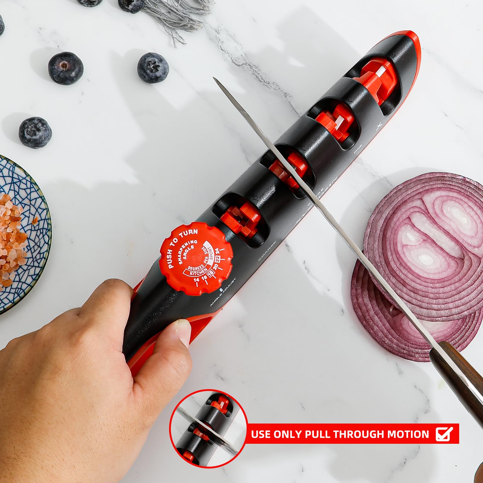 🎁Angle-Adjustable Knife Sharpener