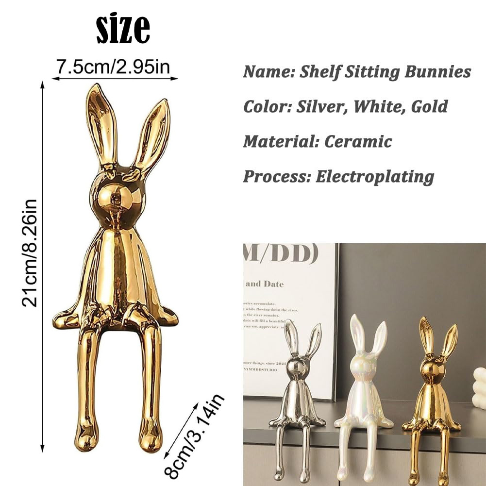 🐰🎉49% off -Golden Bunny Decorative Rabbit Figurines