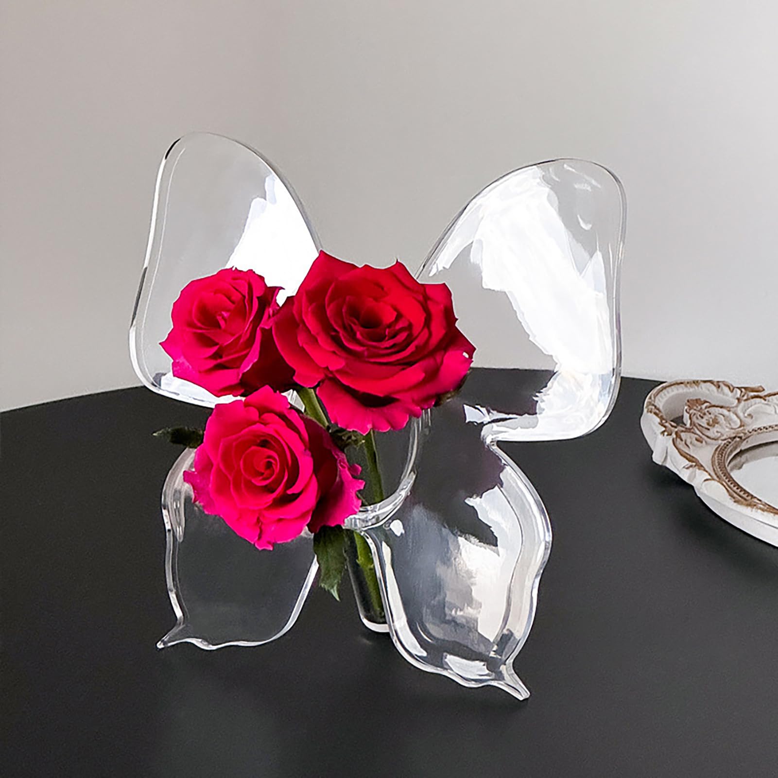 🦋 Clear Plexiglas Butterfly Vase 💐