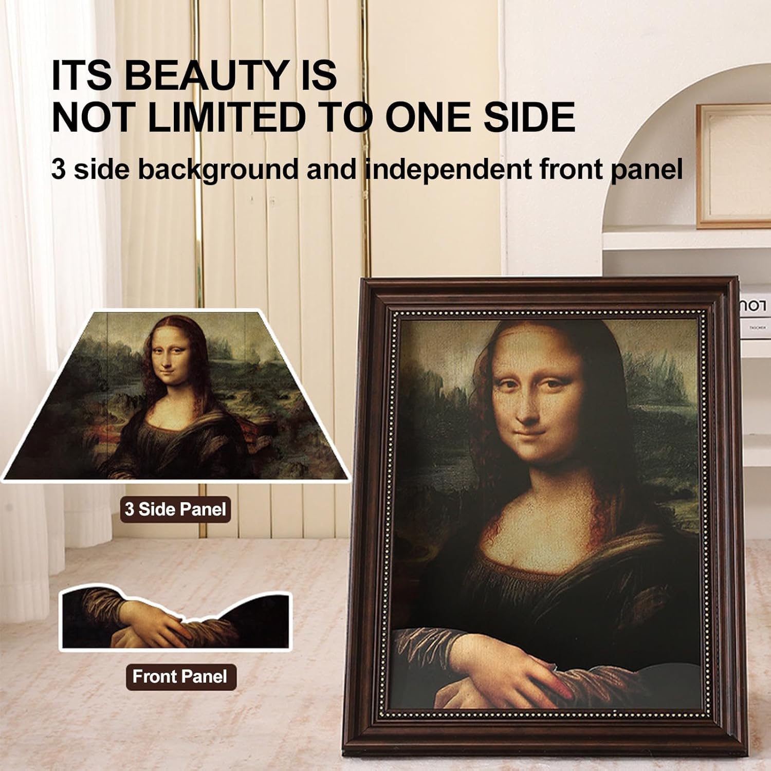 4D Mona Lisa Cat Scratcher Bed