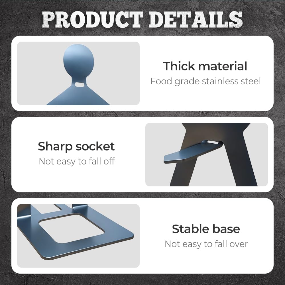 2025 New Funny Stainless Steel Sausage Holder