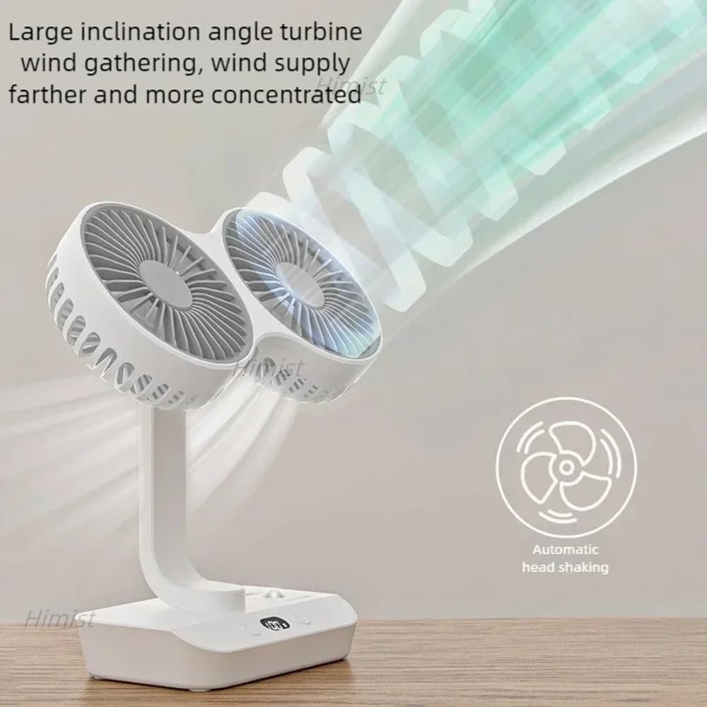 ✨ 2025 New Upgraded Dual Head USB Fan🎁
