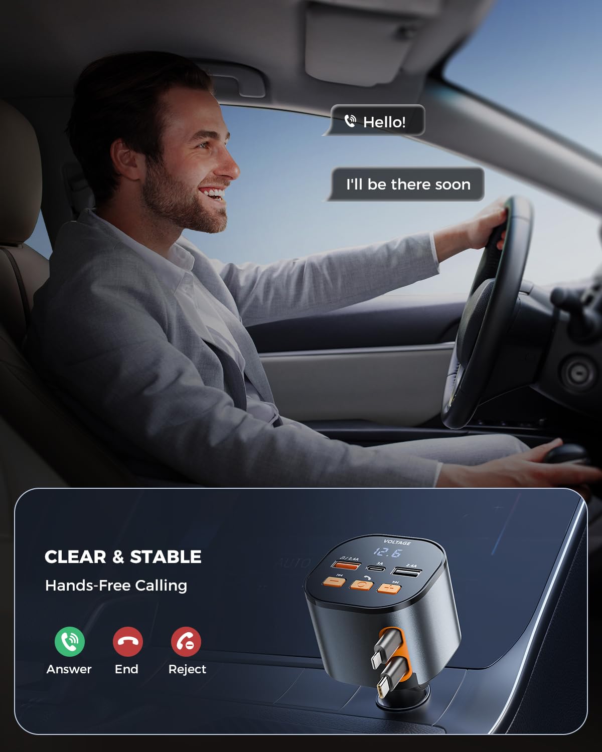 Retractable Charger PD 30W 