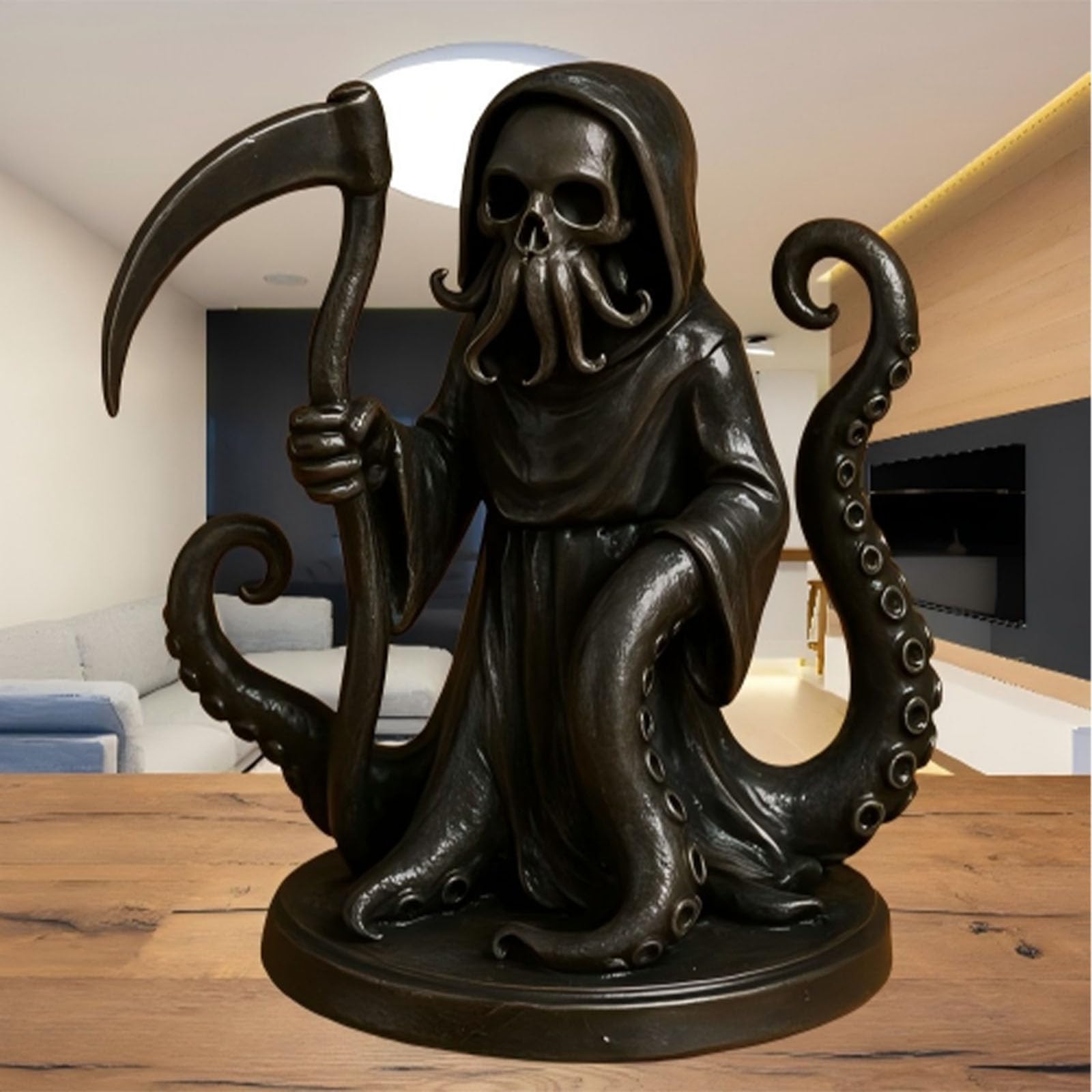 Gothic Octopus Tentacle Statue