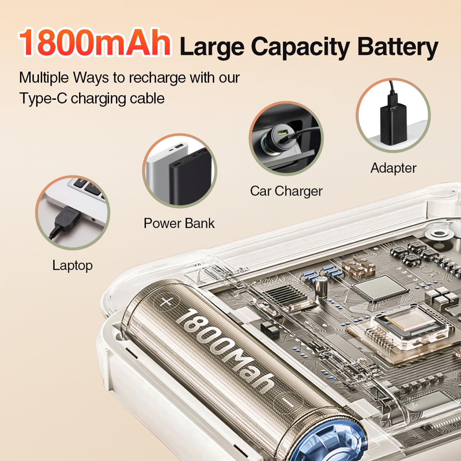 Electric Neck Massager with Heat - 3-Level Heating & Vibration for Pain Relief