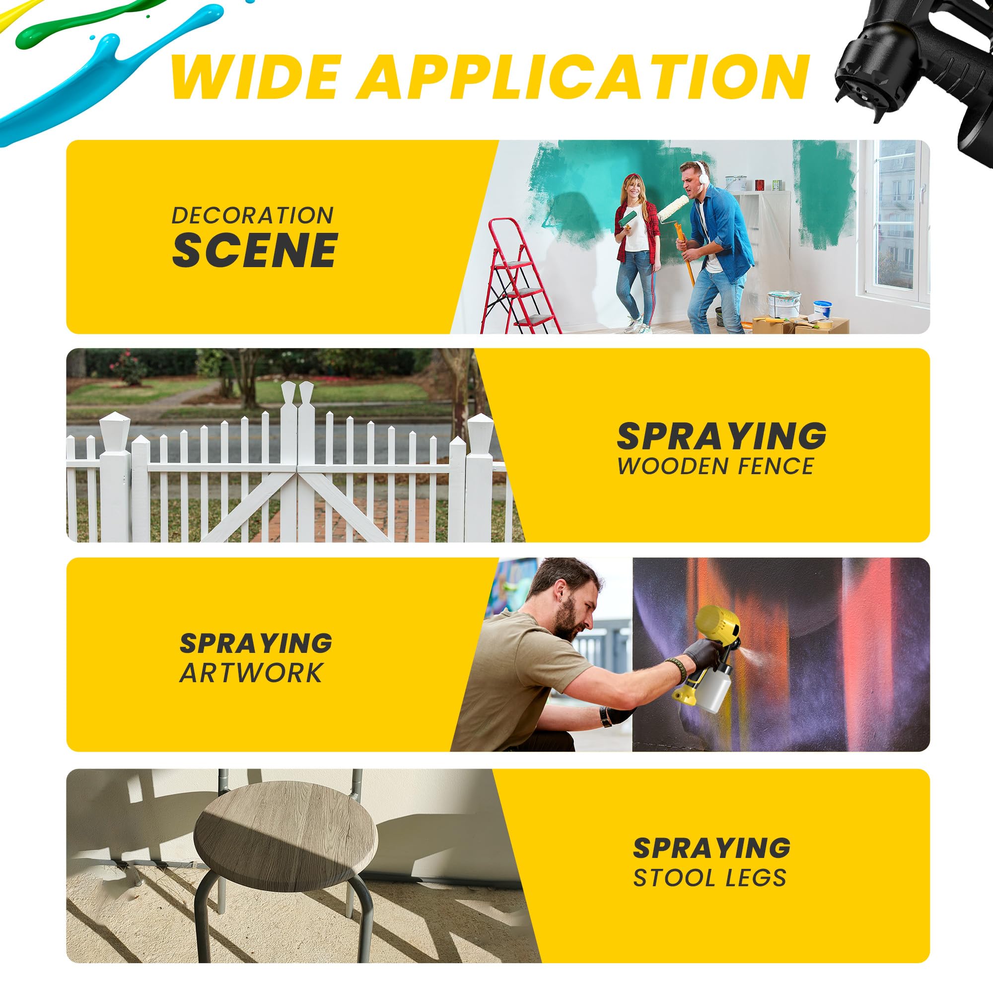 Portable Automatic High-pressure Paint Spray Gun