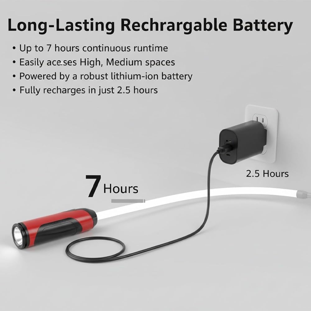 🔋LED Flashlight Stick