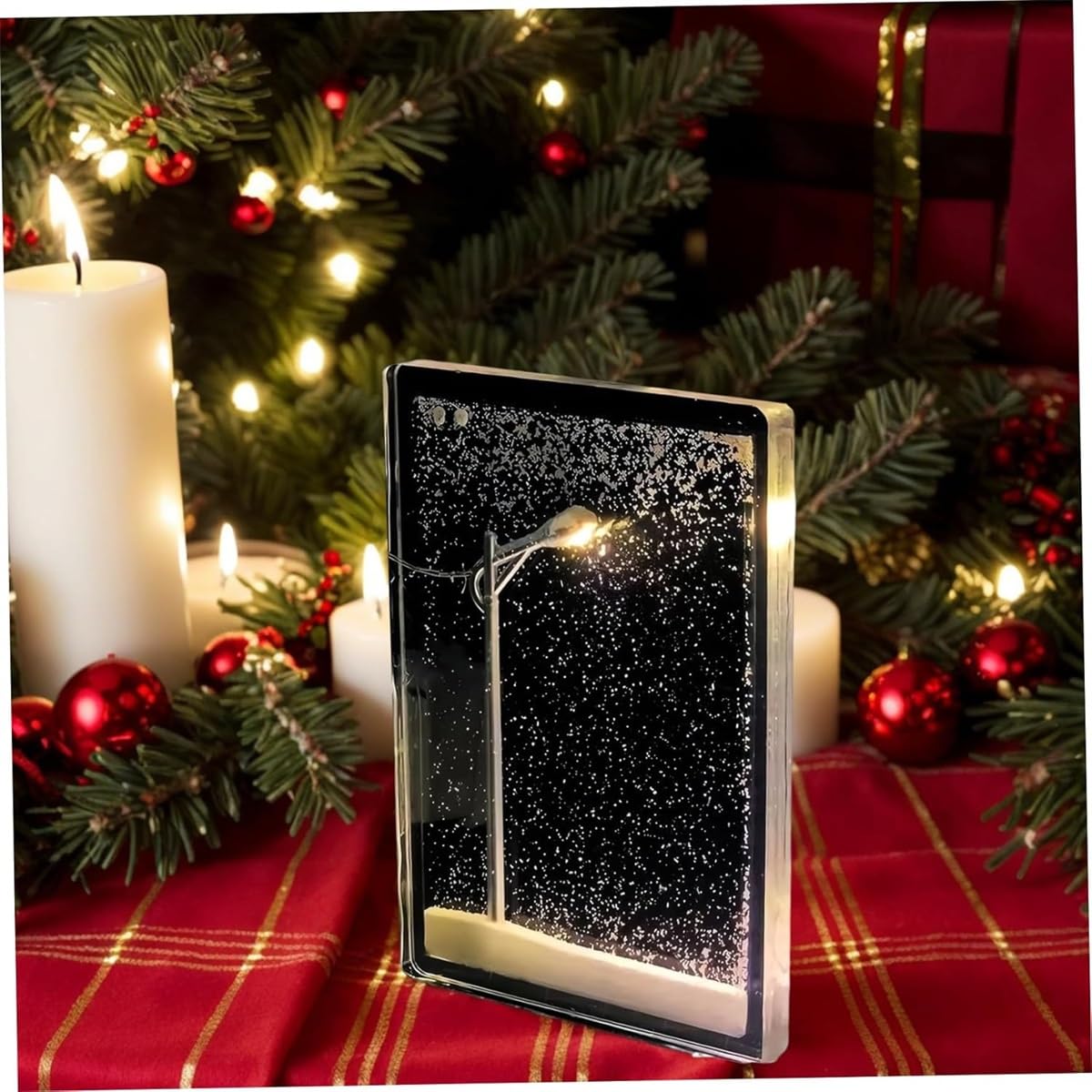 Snowy Night Street Lamp DIY Materials Street Flowing Lamp