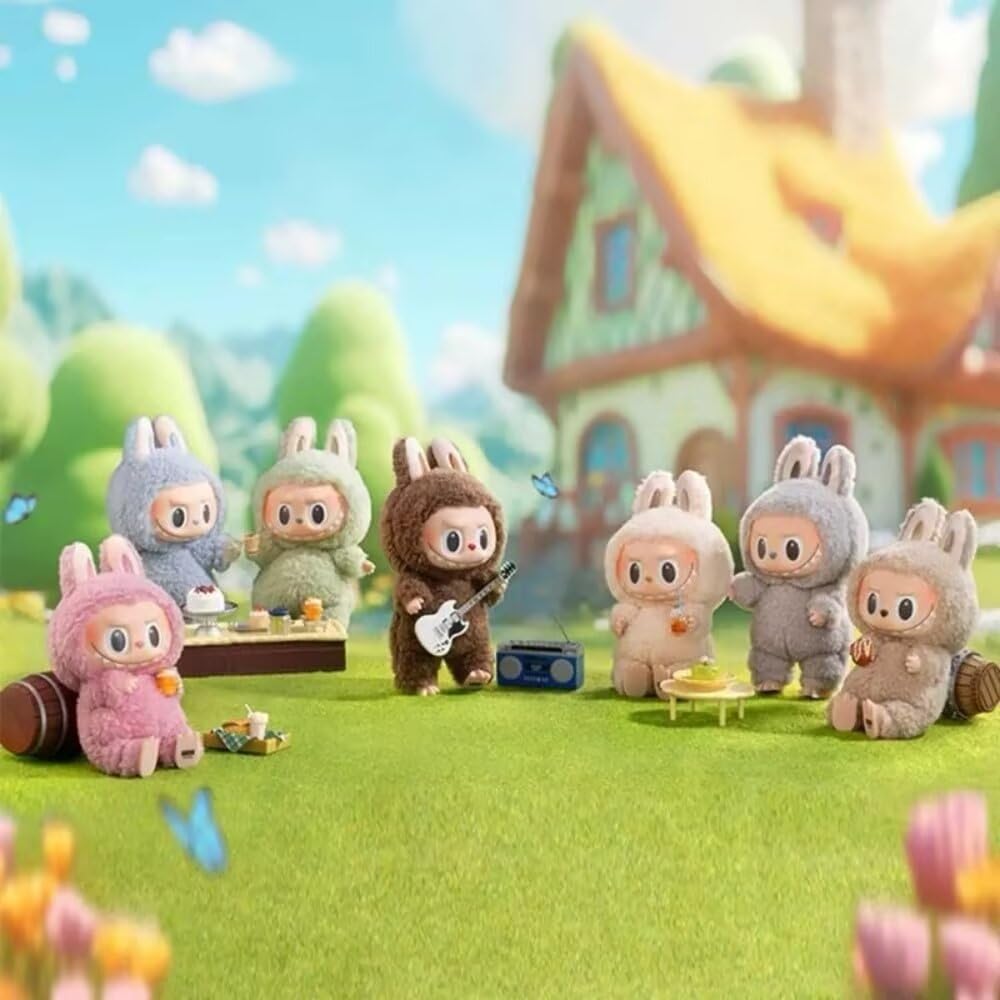 Labubu Exciting Macaron Plush Doll