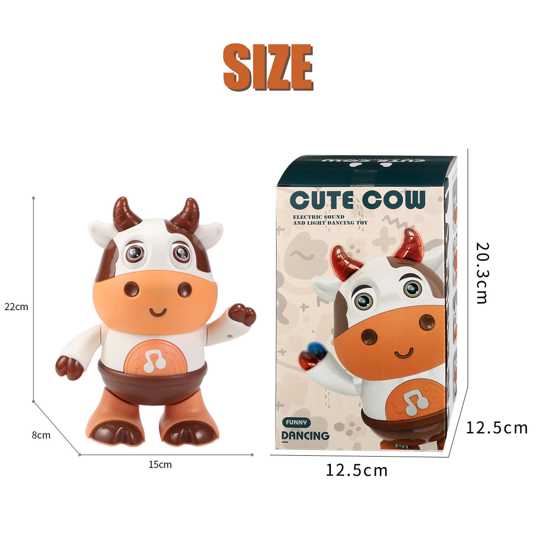 Light Up Dancing Cow Toy