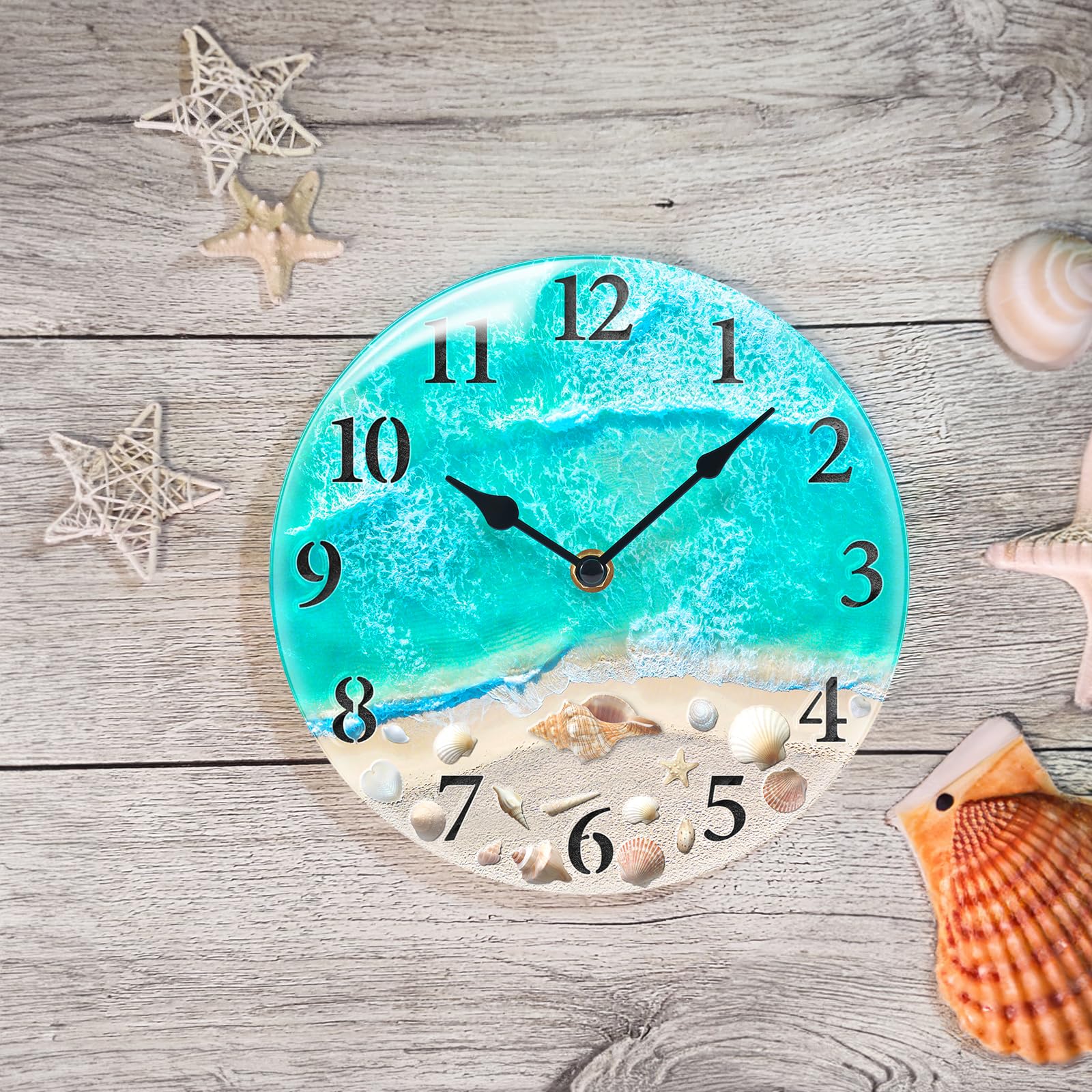 Bring the Beach to Your Home with Our Nautical Wall Clock!