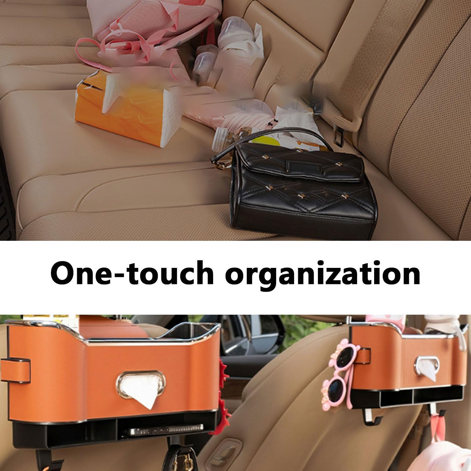 Multifunctional Car Seat Back Storage Box